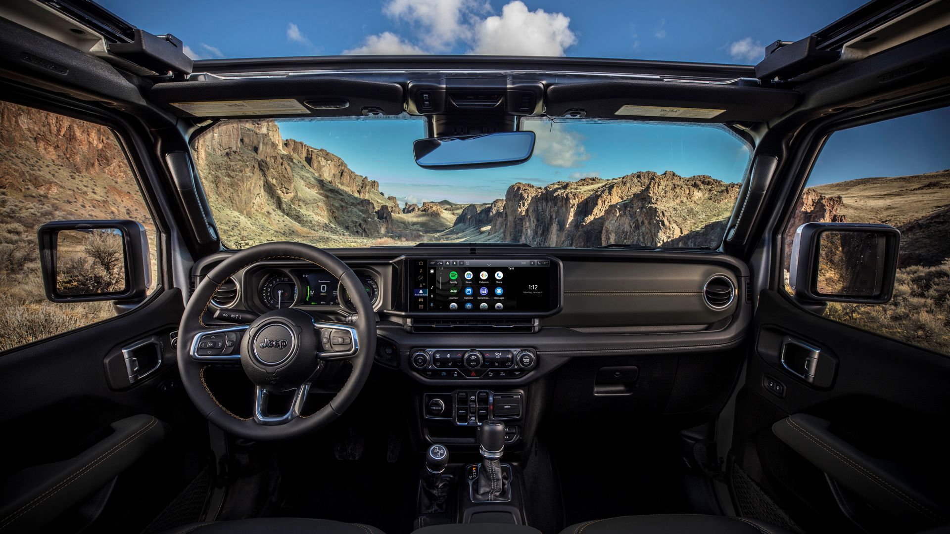 Interior 2024 Jeep Wrangler 4xe 