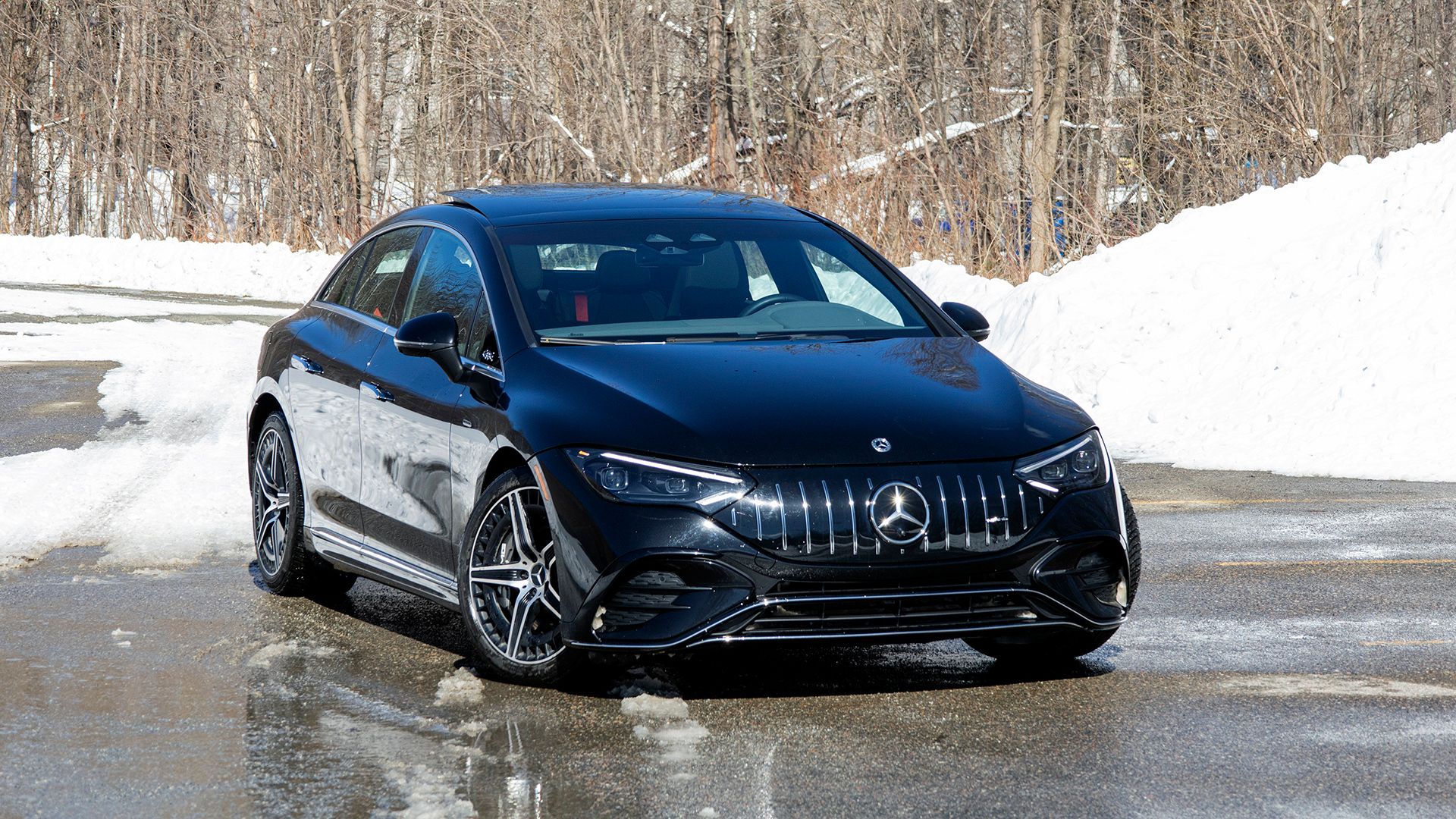 black 2024 Mercedes-AMG EQE