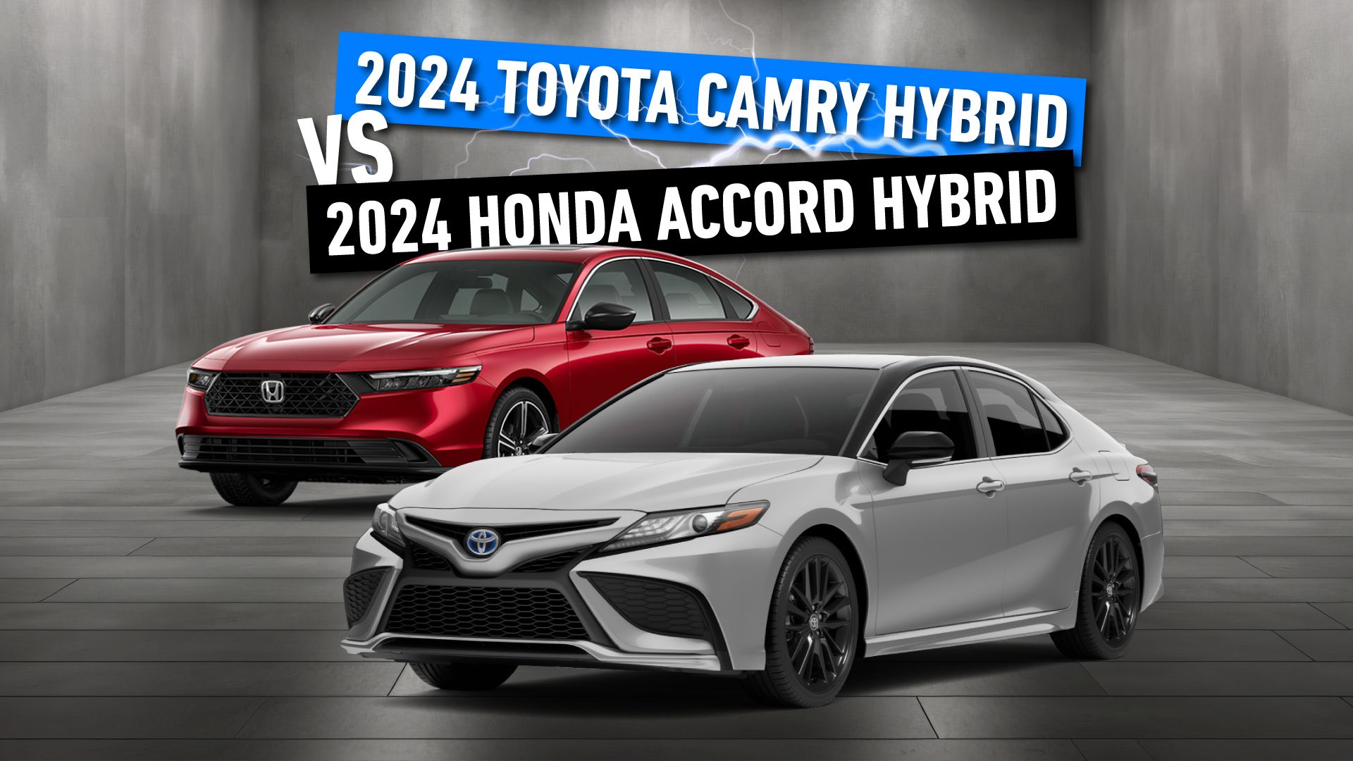 2024 Toyota Camry Hybrid Vs 2024 Honda Accord Hybrid custom image