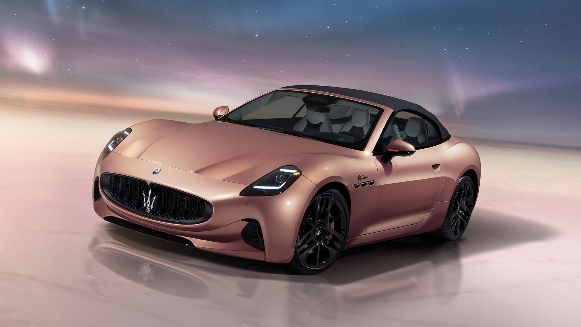 2025 Maserati GranCabrio Folgore Front Three Quarter