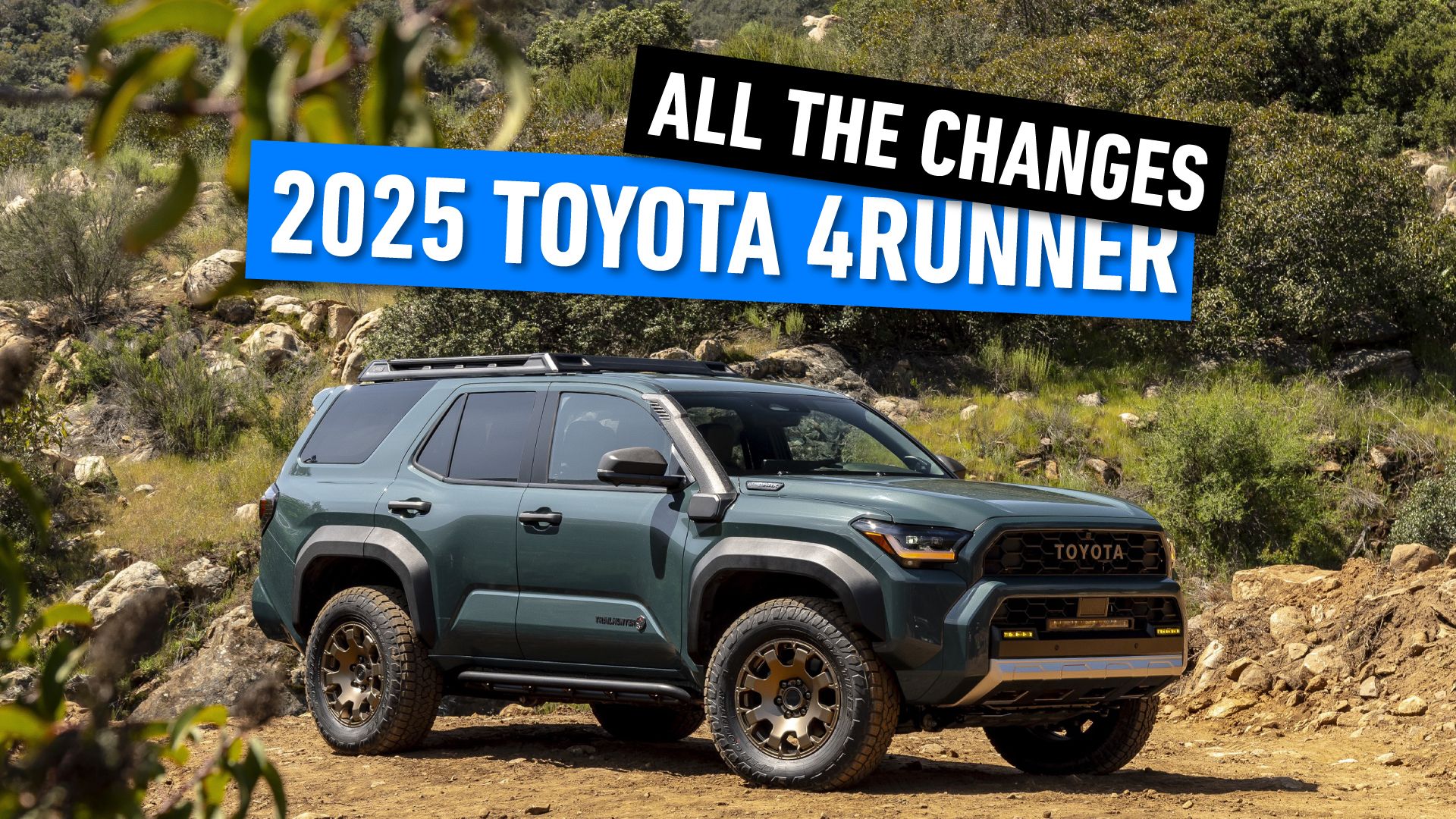 2025 Toyota 4Runner front angle view