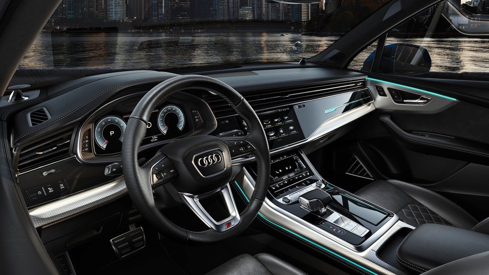 Interior of a 2025 Audi Q7