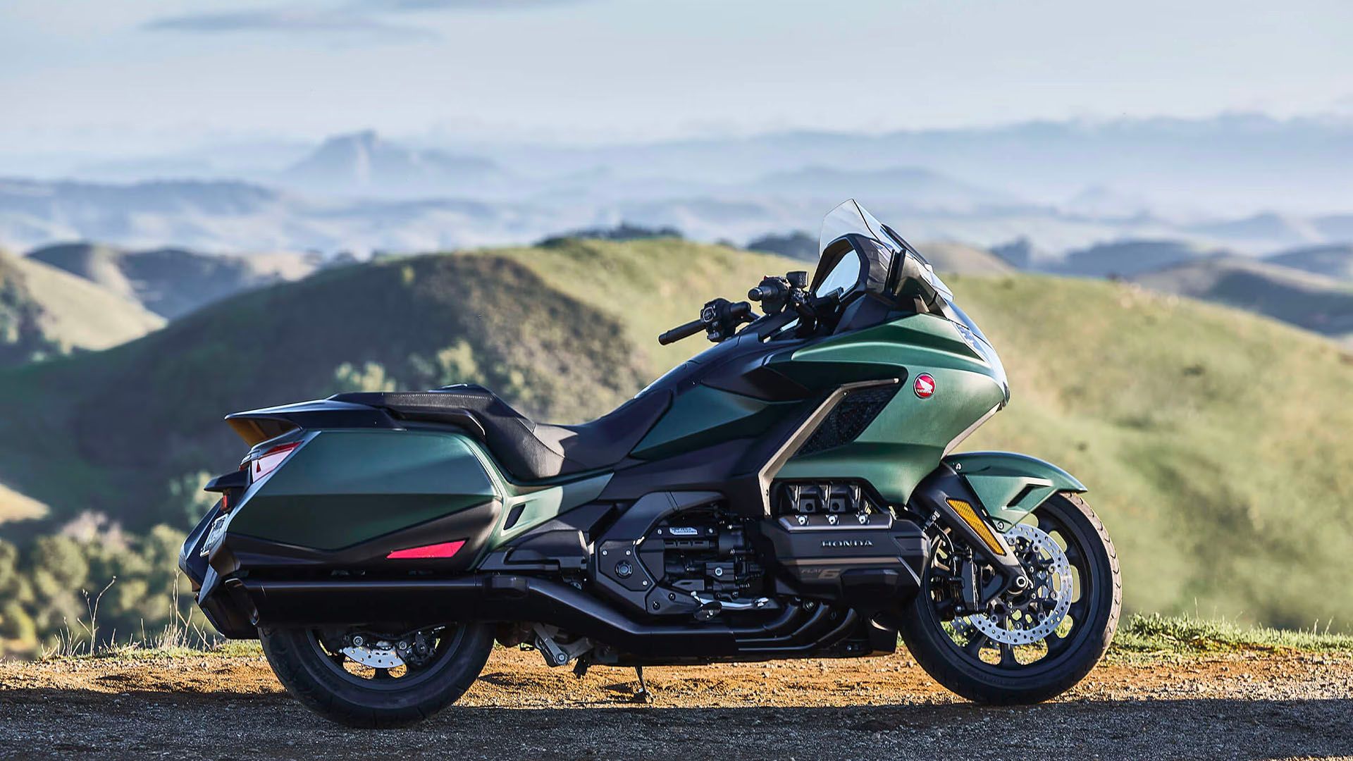 A Right Hand-Side View Of The 2024 Honda Gold Wing