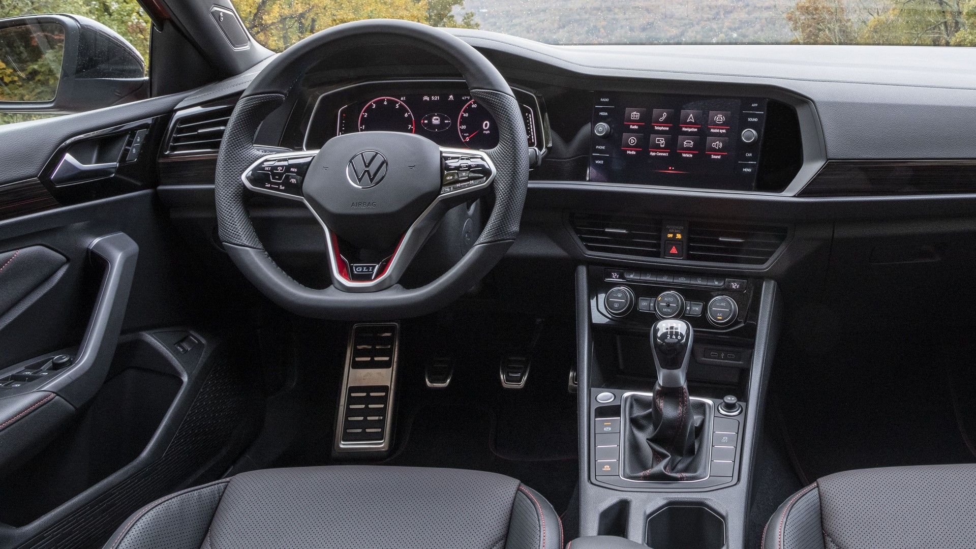 Interior do Volkswagen Jetta GLI