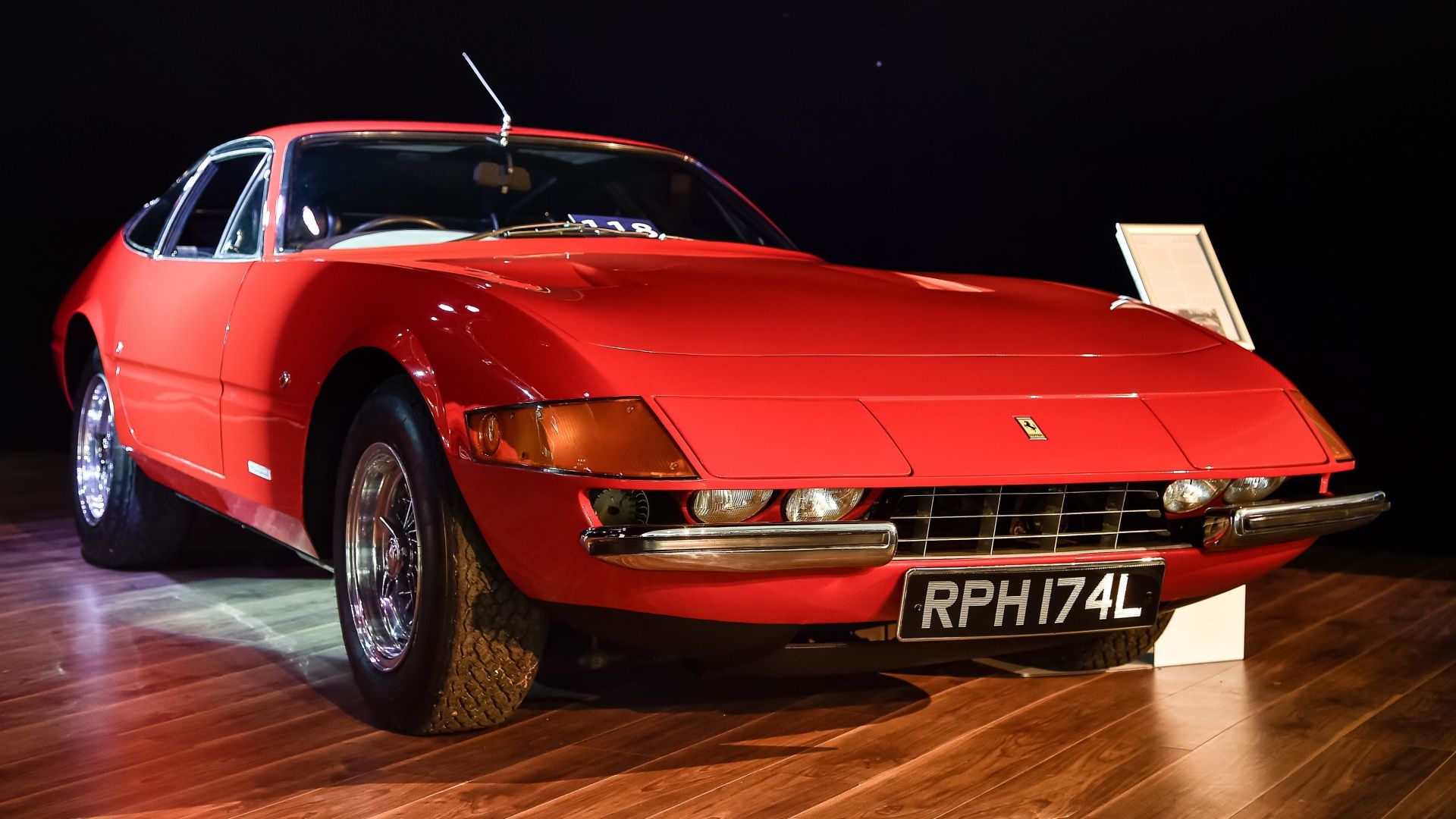 Pininfarina designed red Ferrari Daytona
