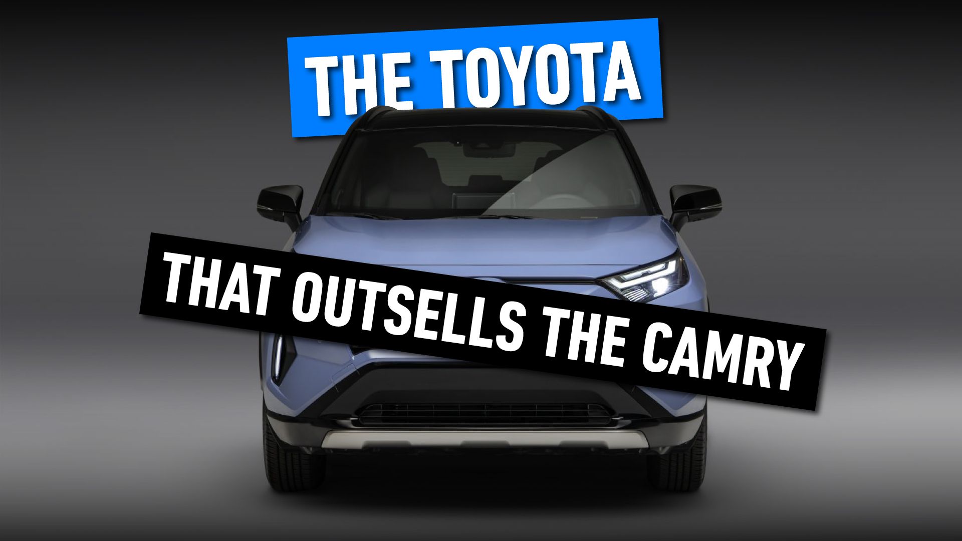 A front shot of the Toyota Rav 4