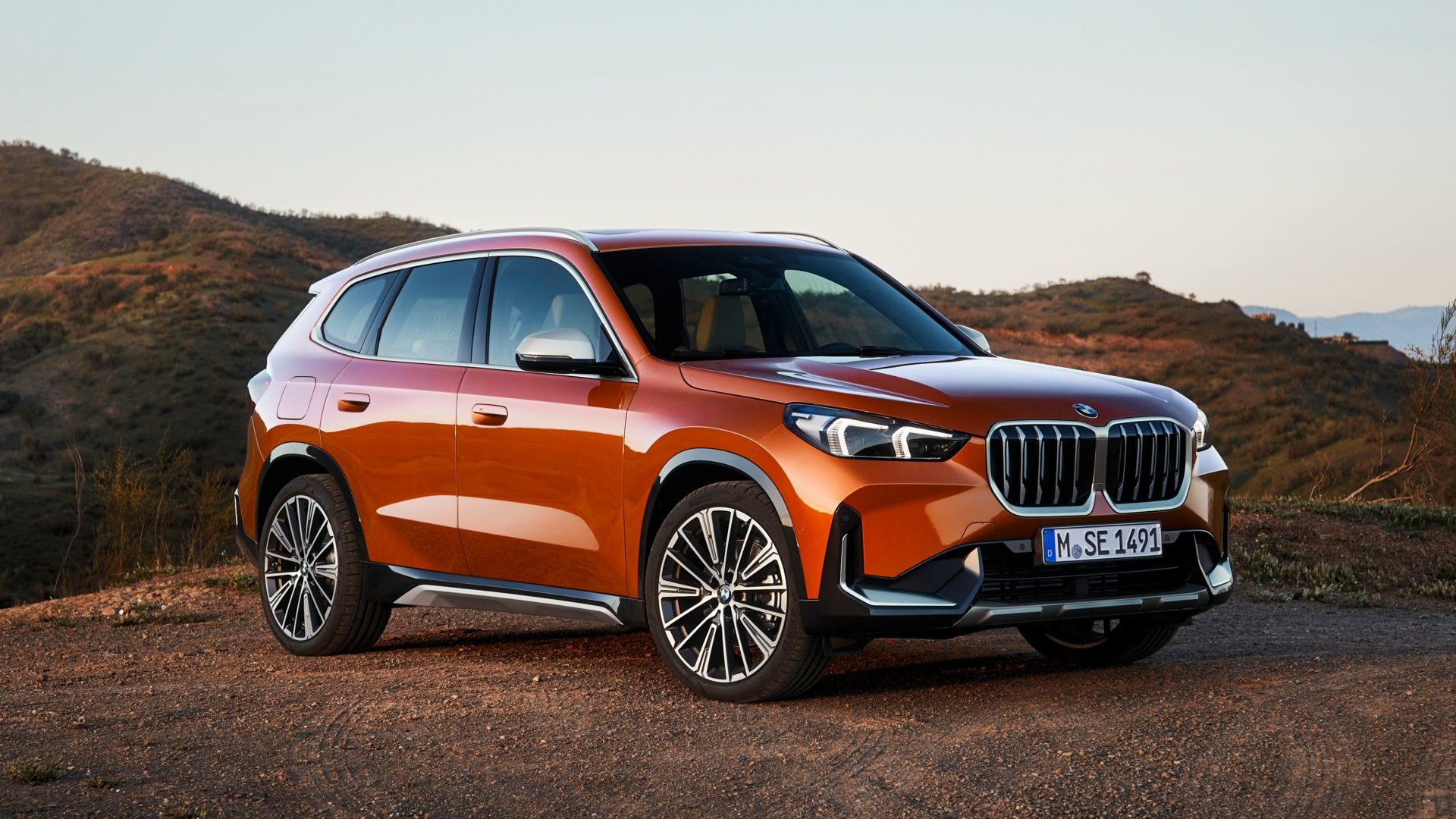 2024 BMW X1 Front Three Quarter Orange