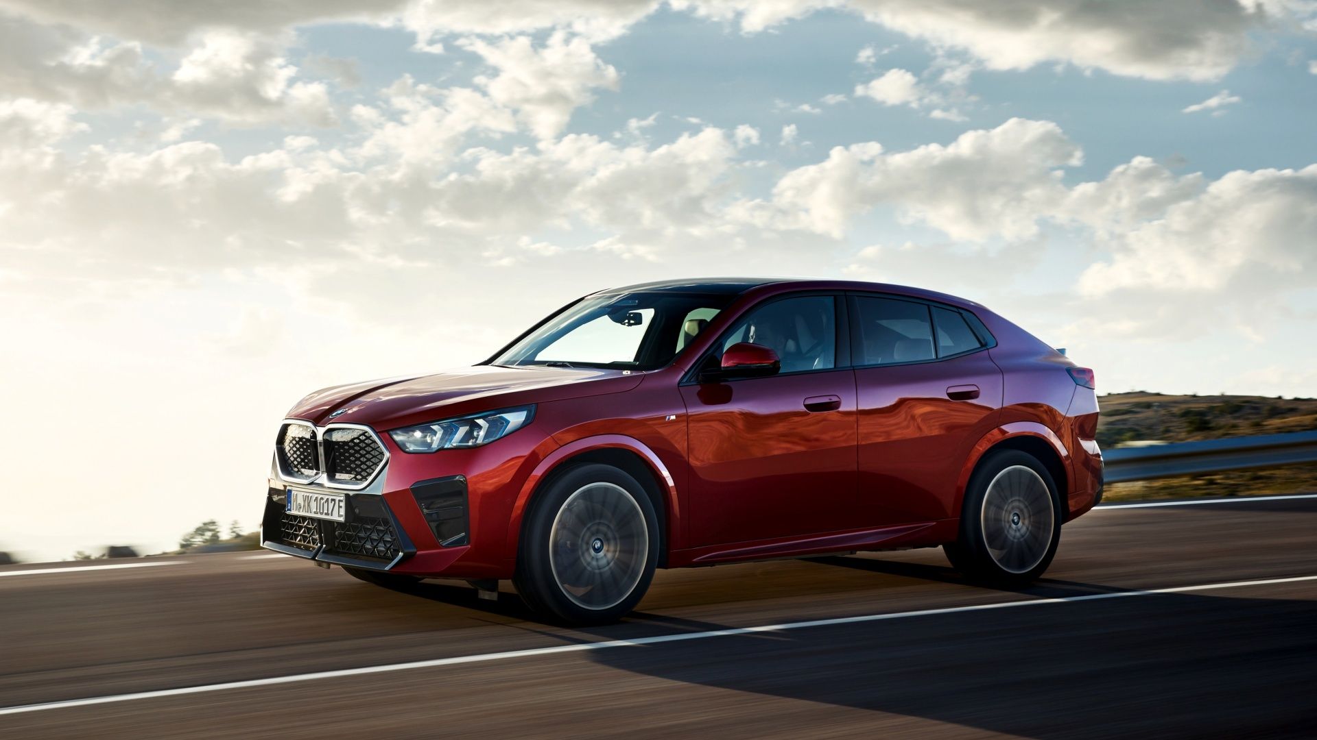 2024 BMW X2 Driving Action Shot