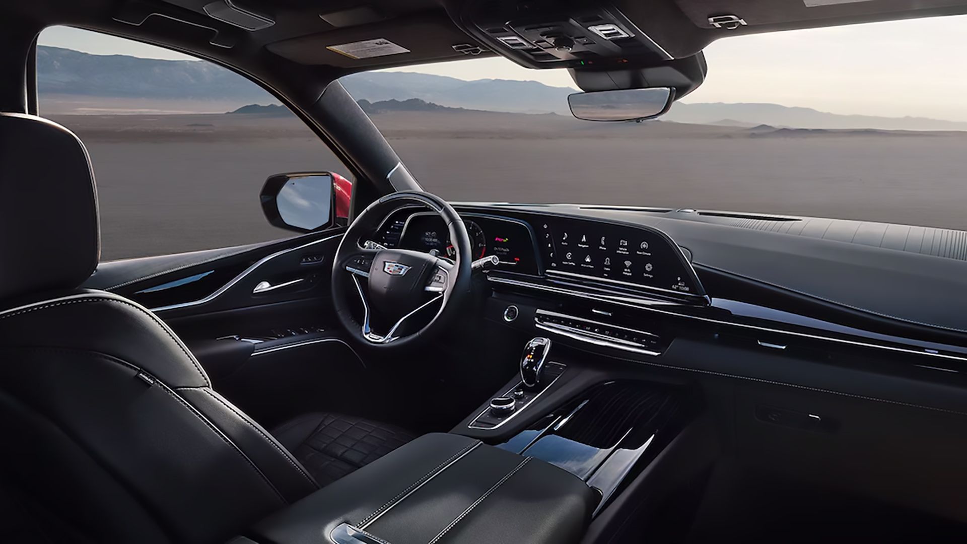 The Interior For The 2024 Cadillac Escalade-V