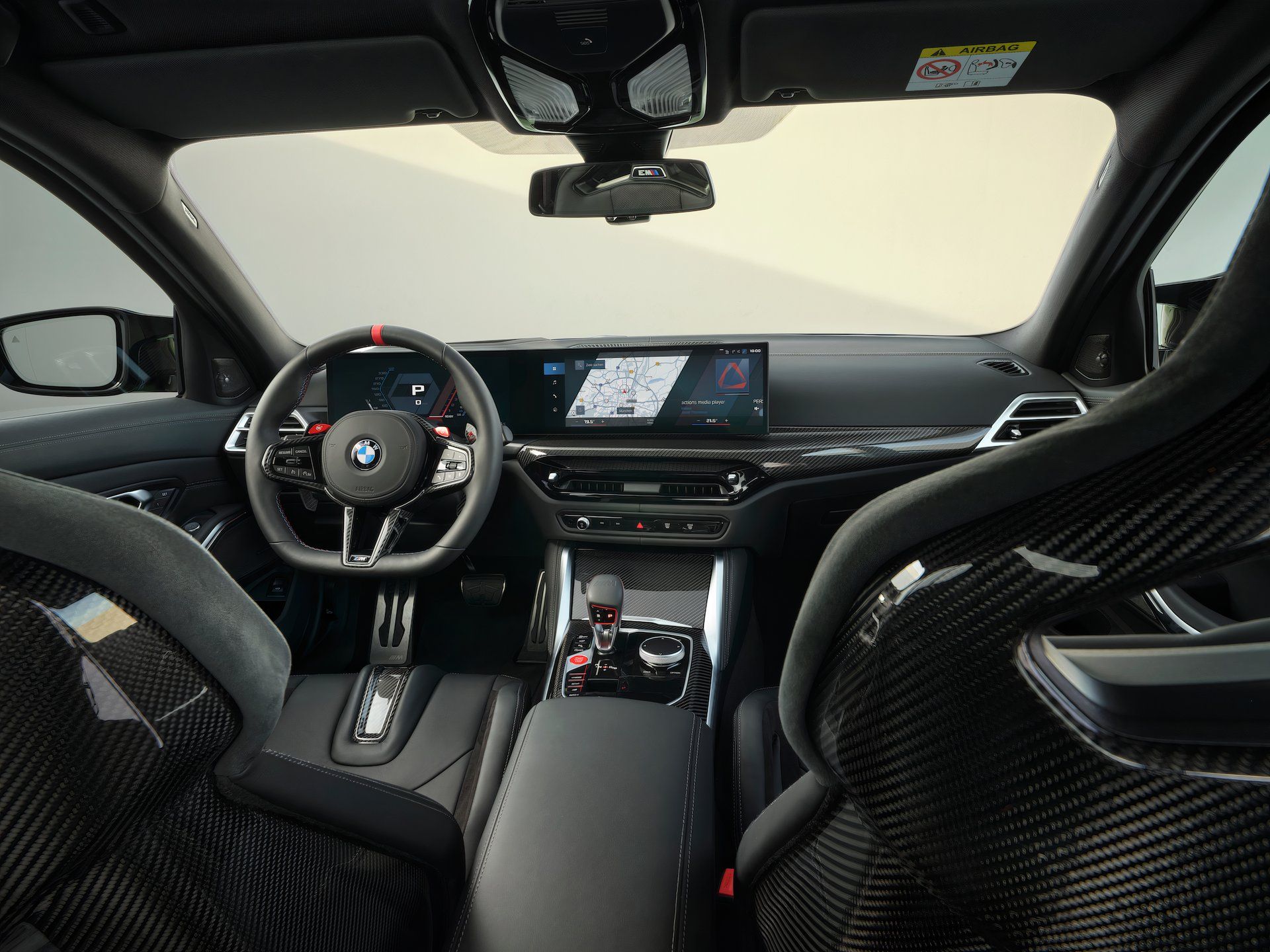 2025 BMW M3 Competition interior front cabin