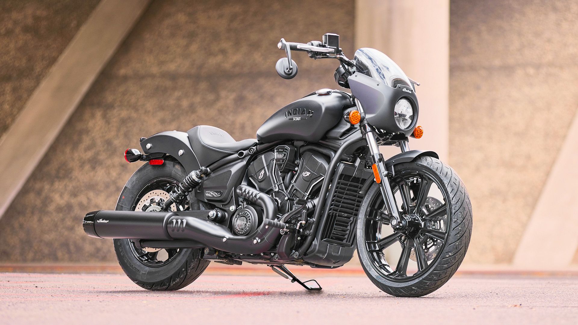 2025 Indian Sport Scout static front quarter shot