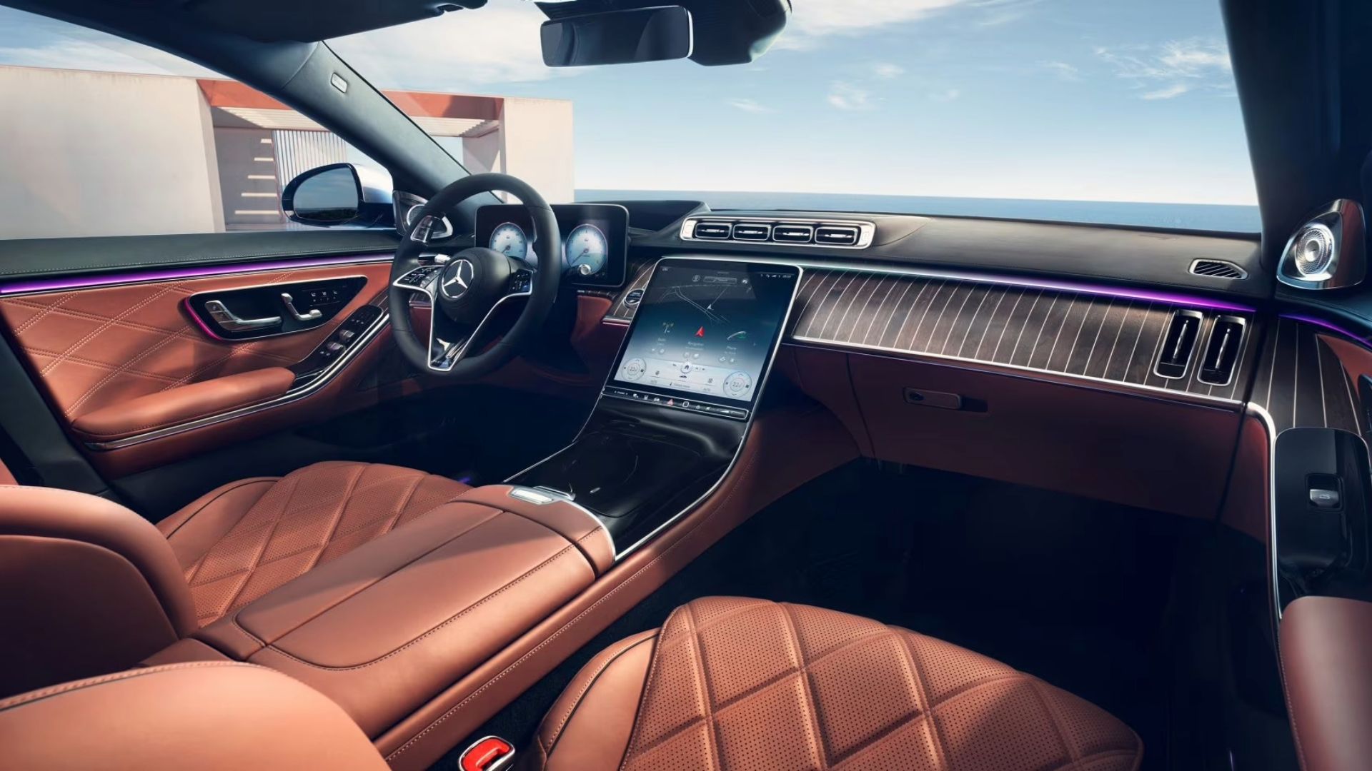 Photo of the Mercedes-Maybach-S-580 4MATIC cabin