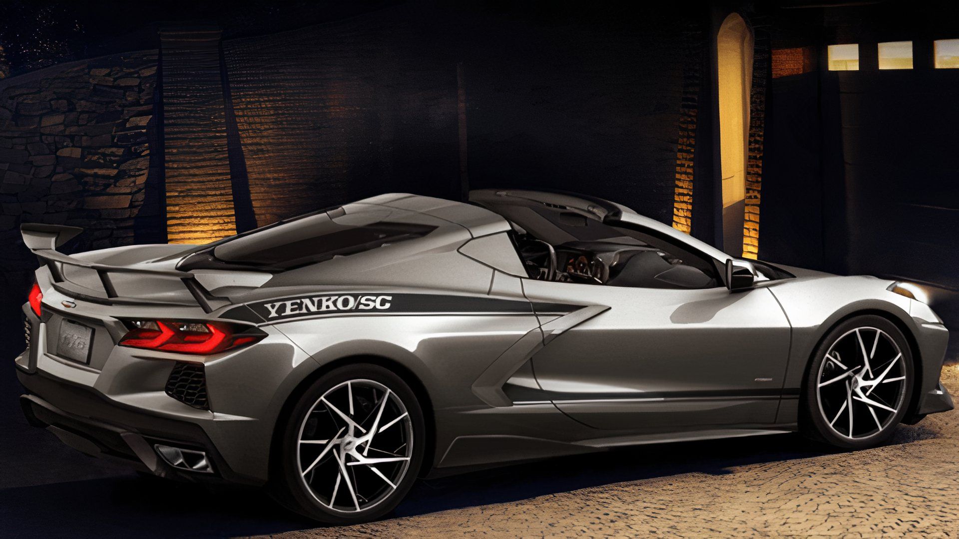 2024 Yenko/SC C8 Corveta cinza