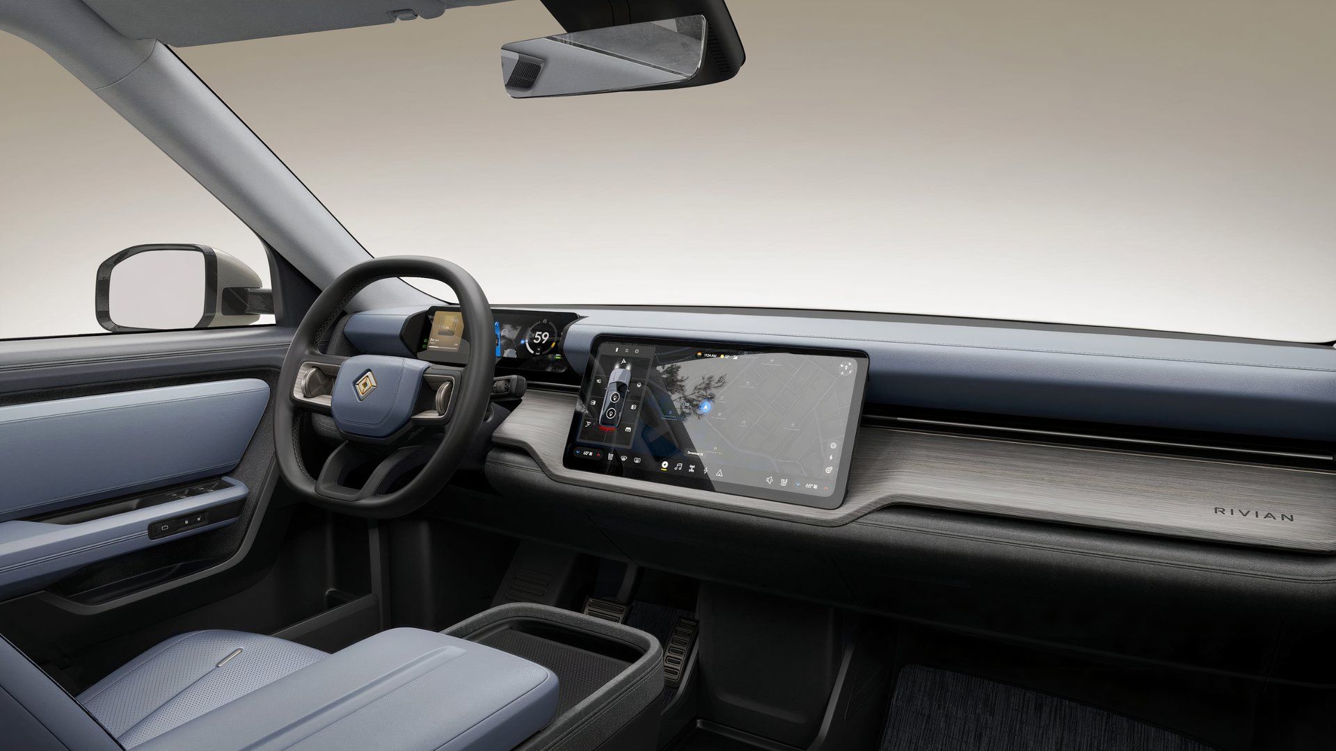 Interior do Rivian R2