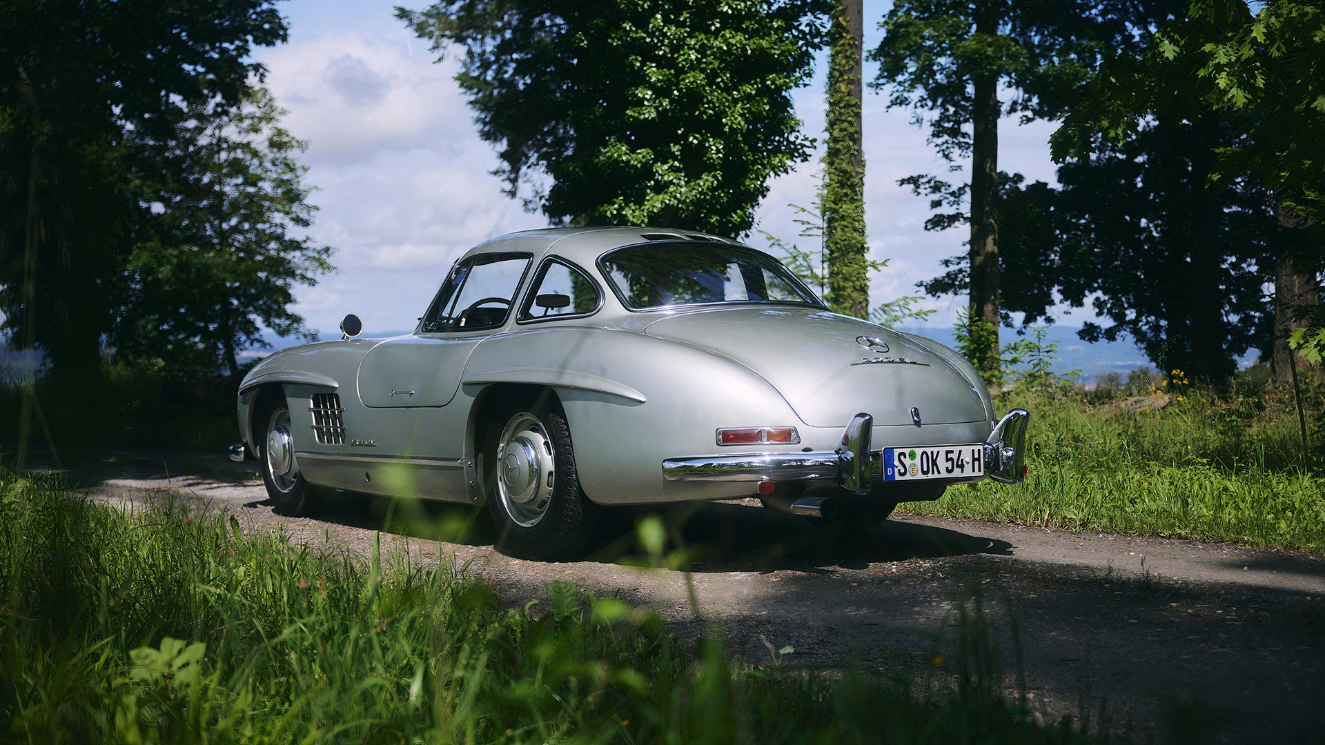 1957 Mercedes-Benz 300SL traseiro TopSpeed