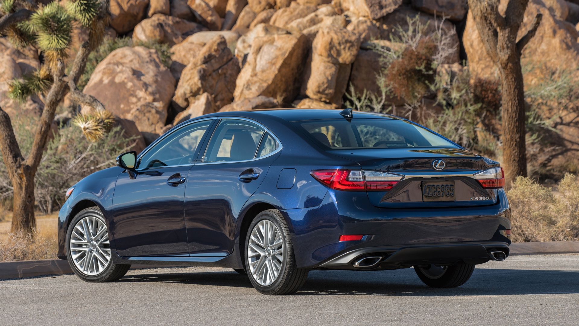 Blue 2017 Lexus ES 350