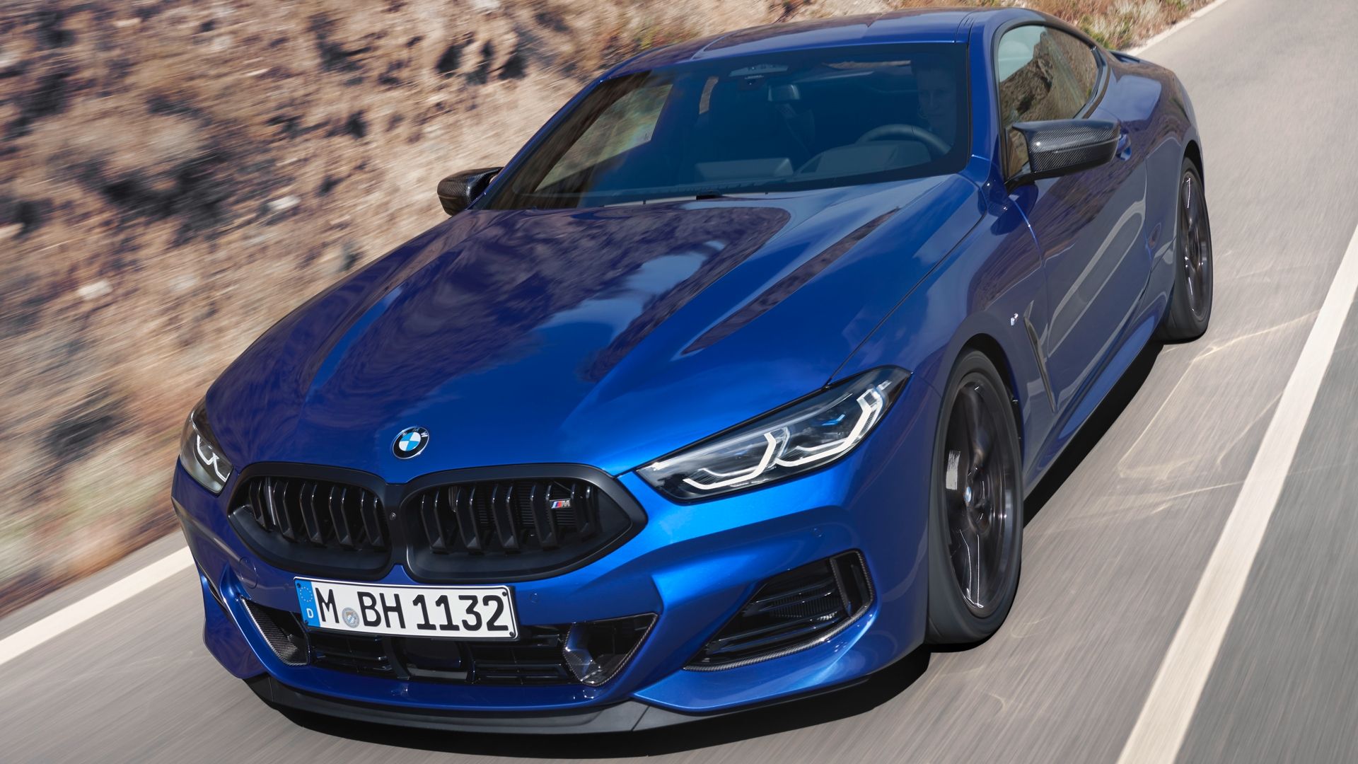 Blue 2023 BMW M850i Coupe