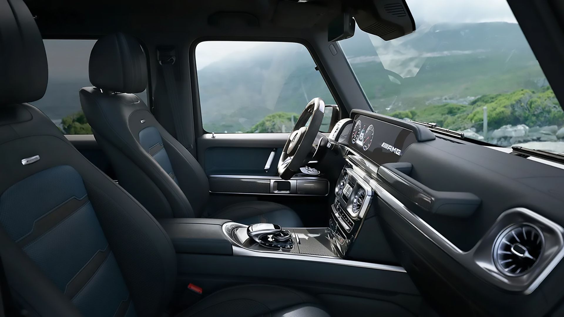 O interior do Mercedes-AMG G63 2024