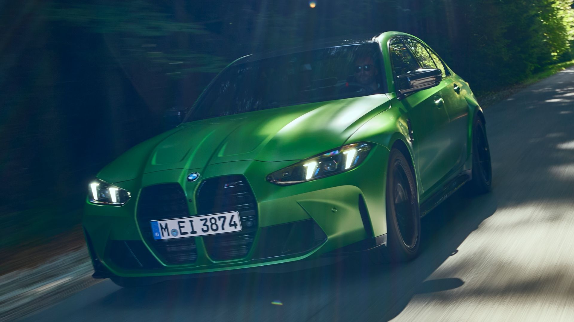 Green 2025 M3 Competition Sedan