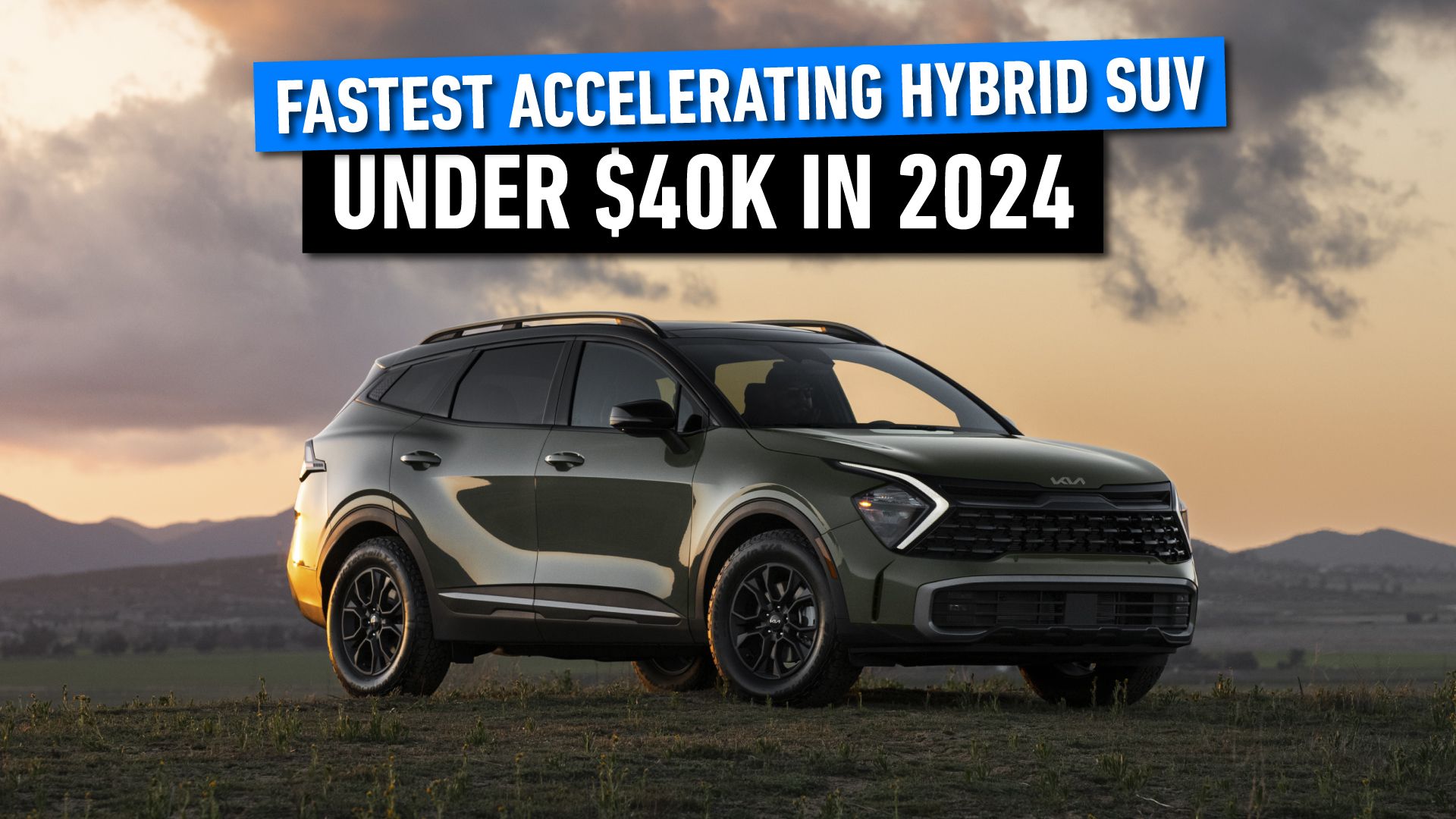 The Fastest Accelerating Hybrid SUV Under $40,000 In 2024