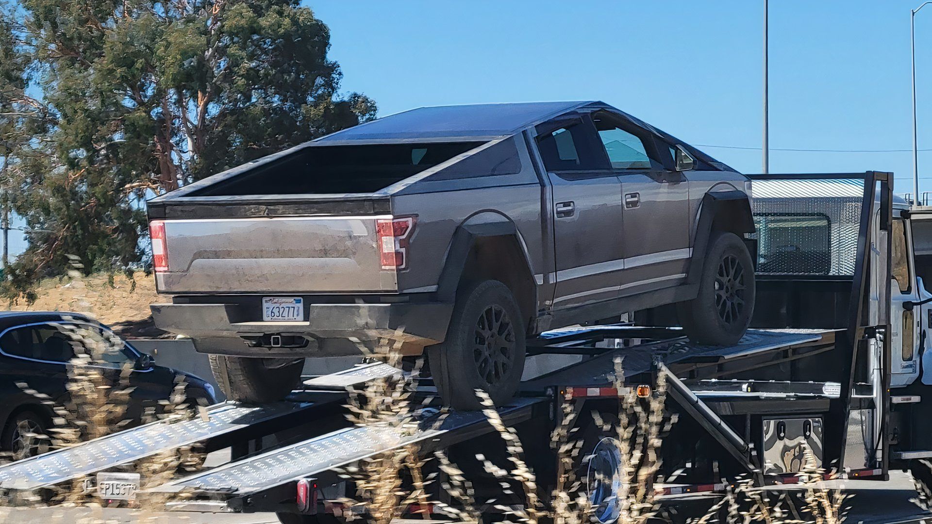 The Story Behind The Tesla Cybertruck F-150 Wrap