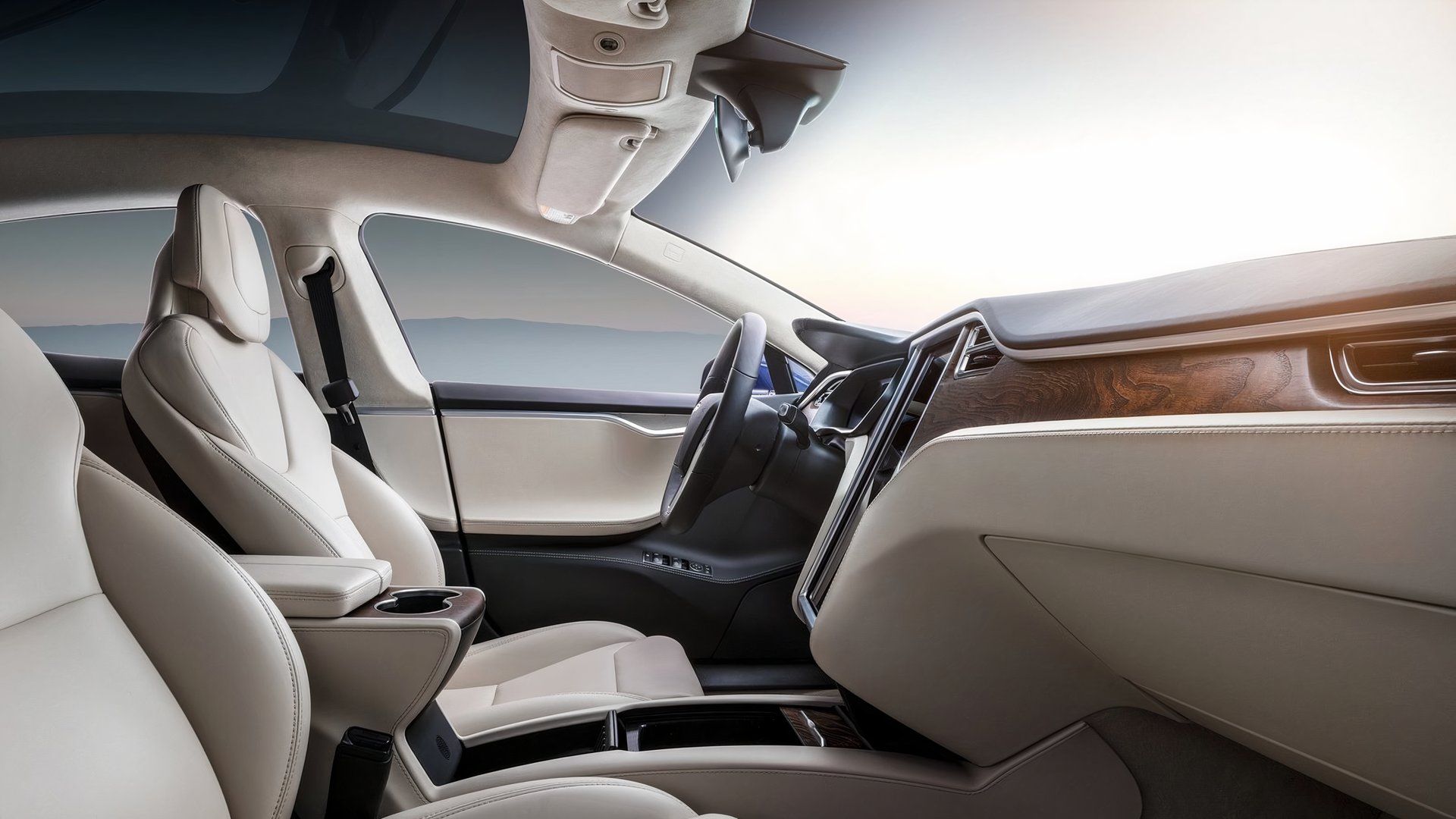 Interior do Tesla Model S 2019