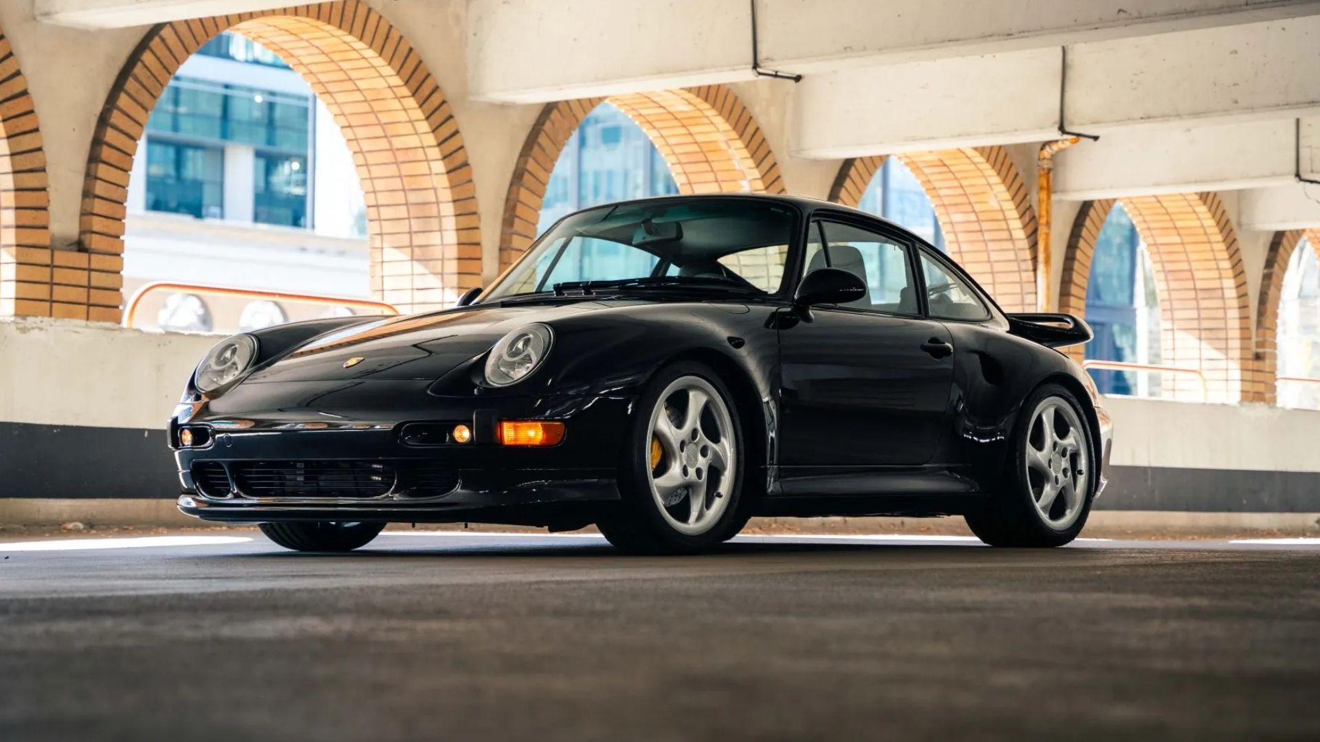 Black 1997 Porsche 911 Turbo S