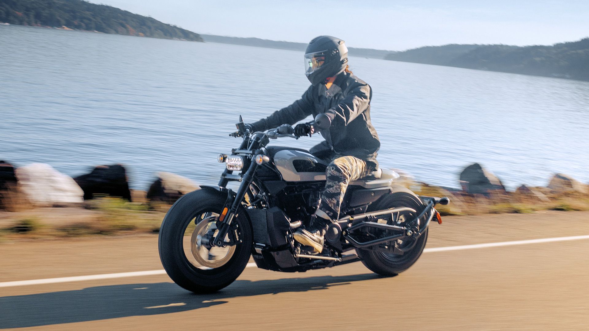 2024 Harley-Davidson Sportster S cruising on the road