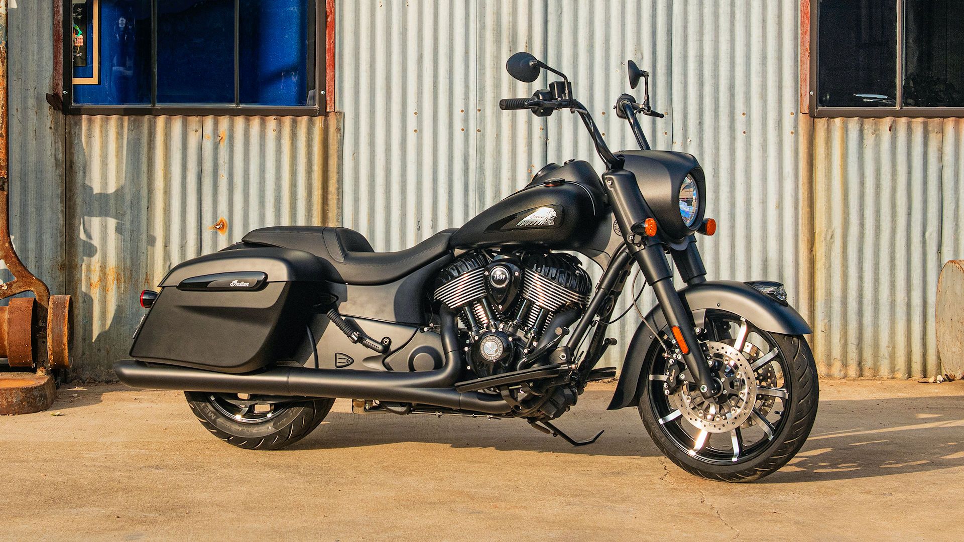2024 Indian Springfield Dark Horse static profile shot