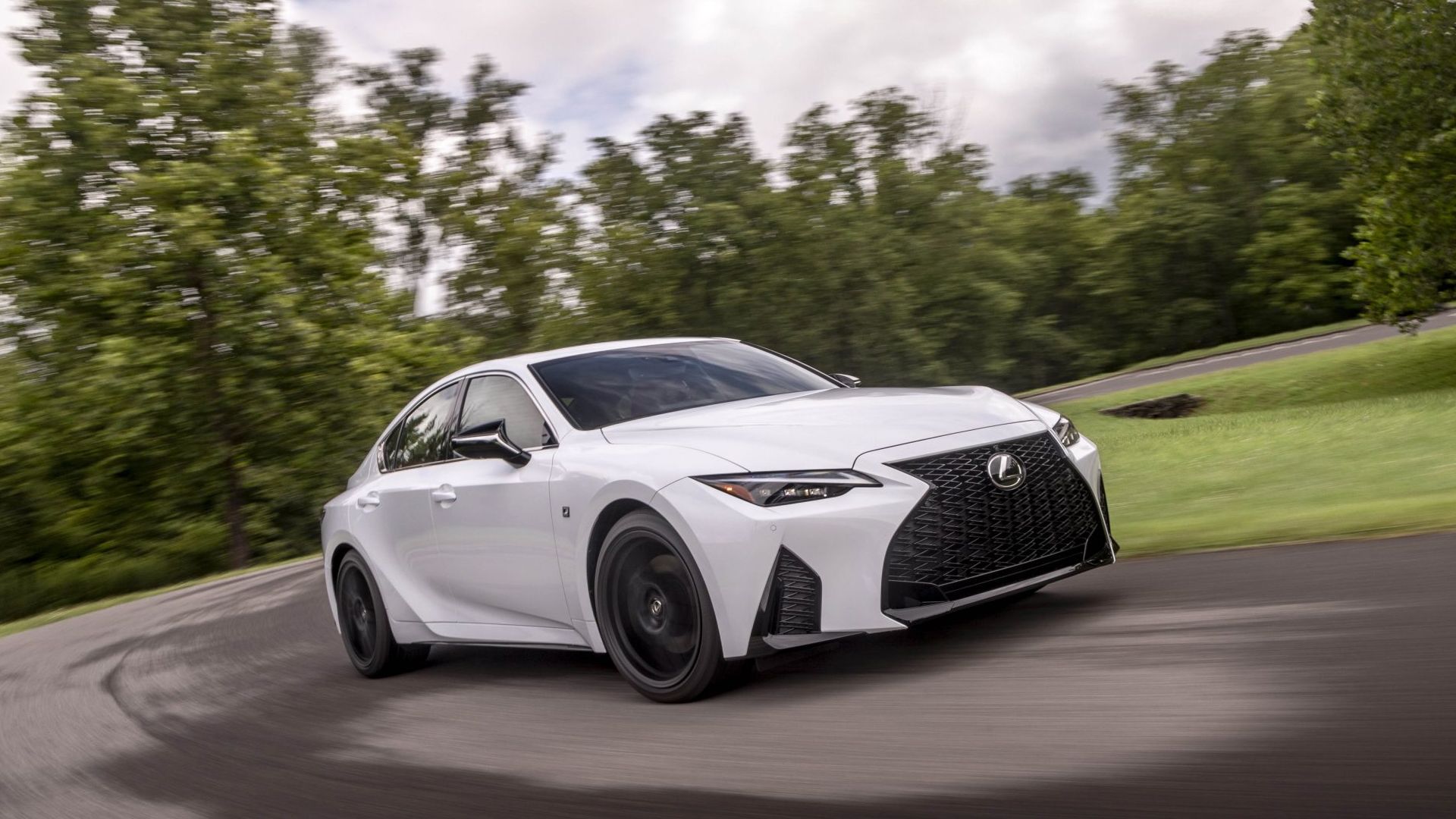 White 2024 Lexus IS 350 F Sport-01