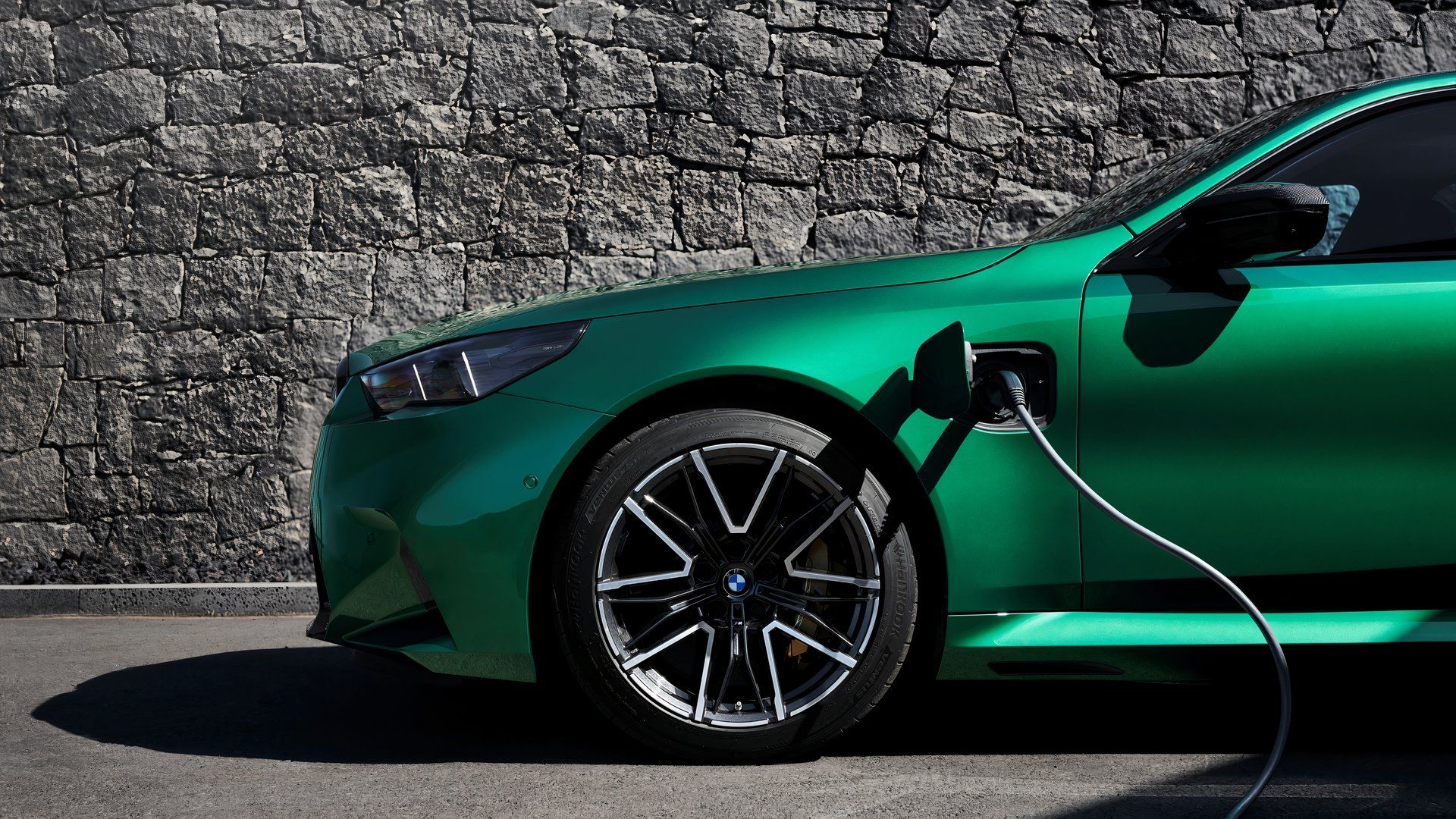 2025 BMW M5 plugged in