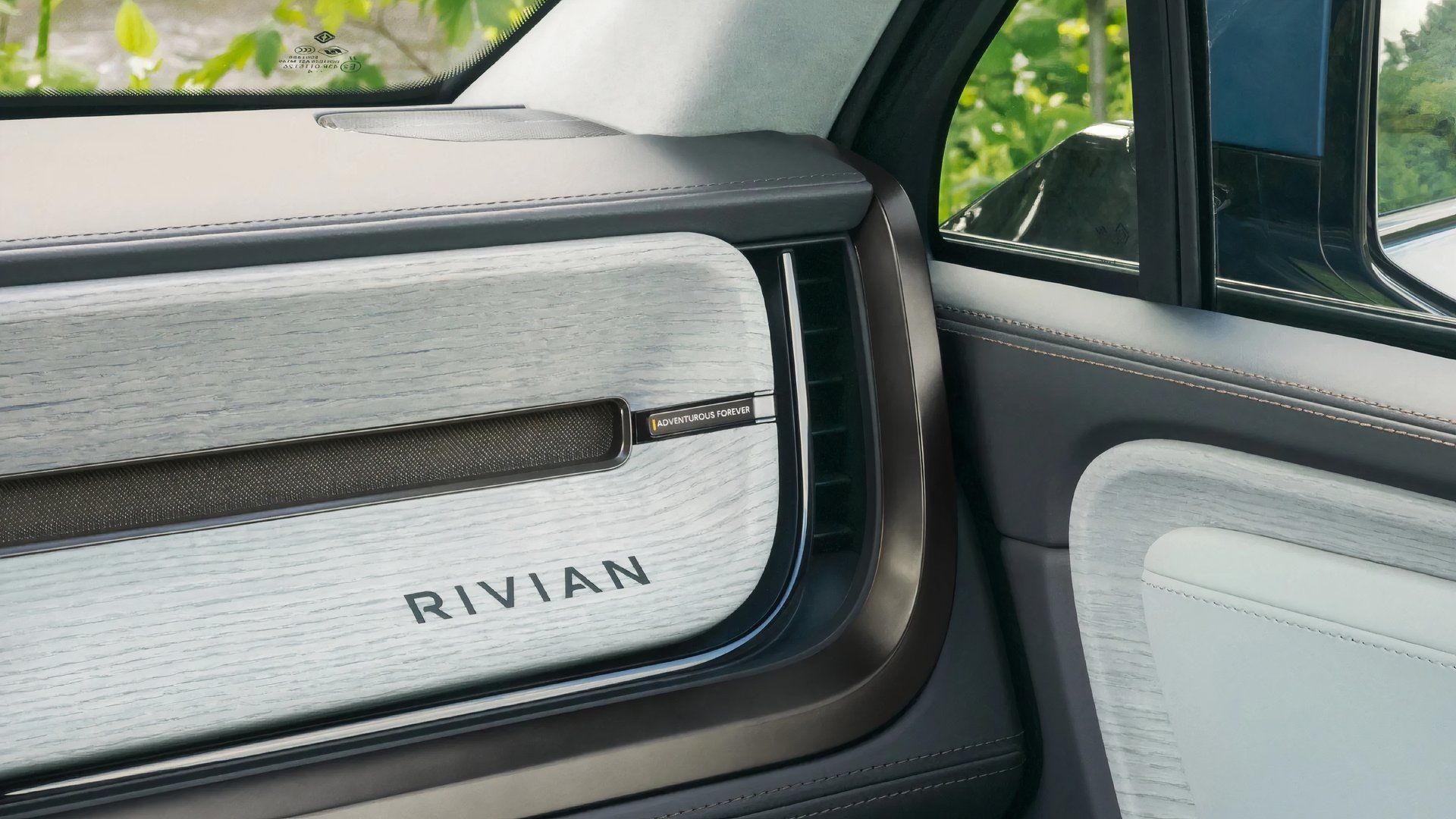 The 2025 Rivian R1S interior. 