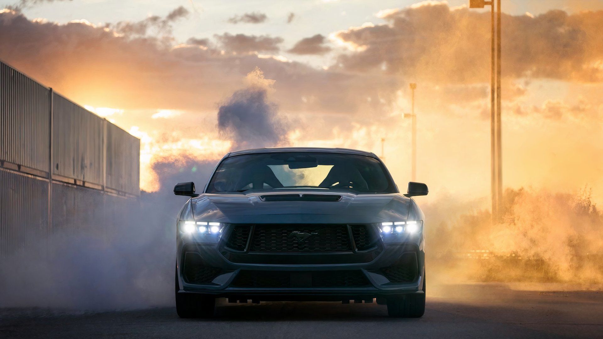 Front view of 2024 Ford Mustang Dark Horse