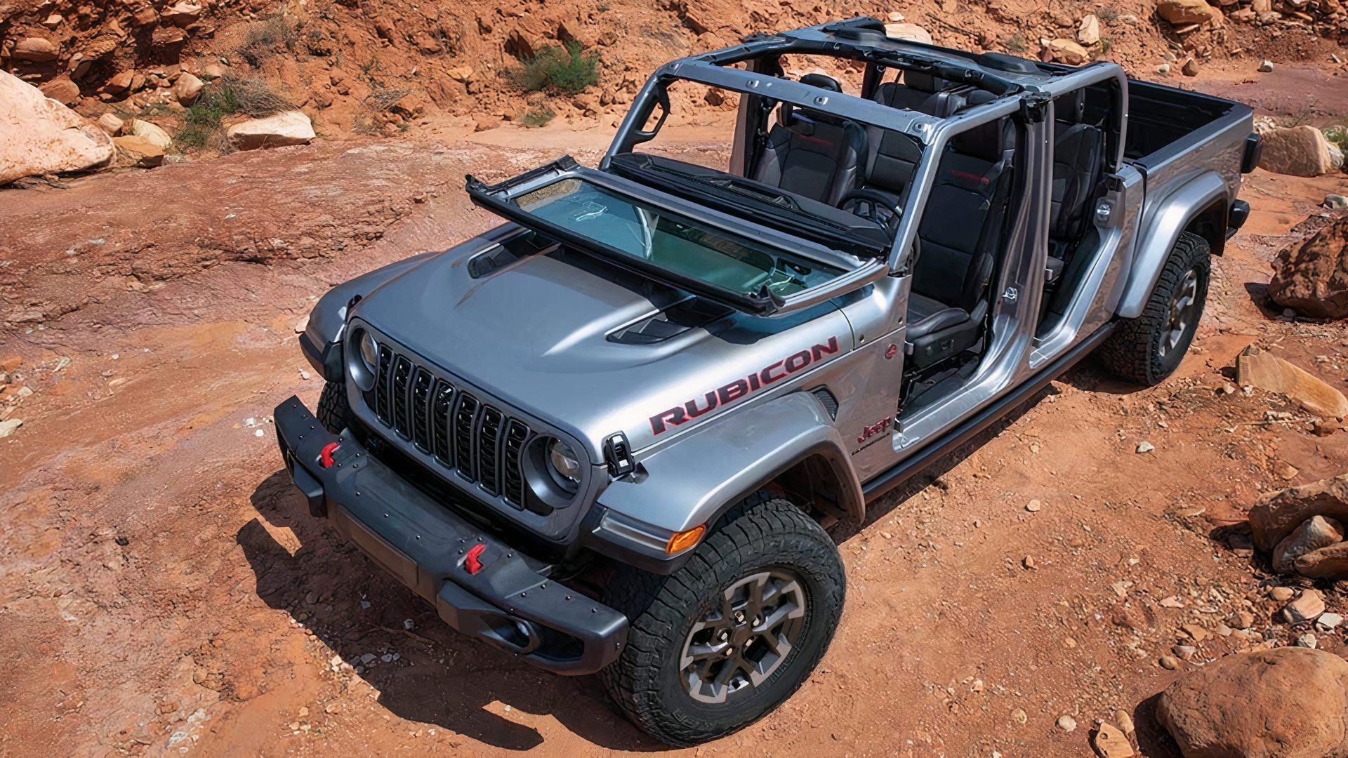 Vista superior do Jeep Gladiator 2024