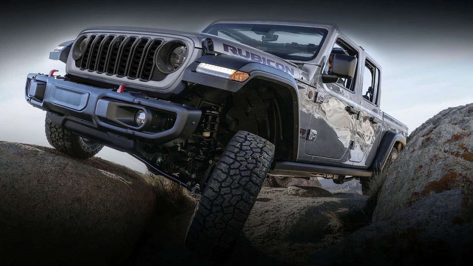 Rock crawl com um Jeep Gladiator 2024