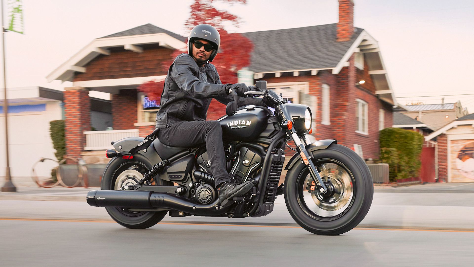 Rider on a 2025 Indian Scout Bobber