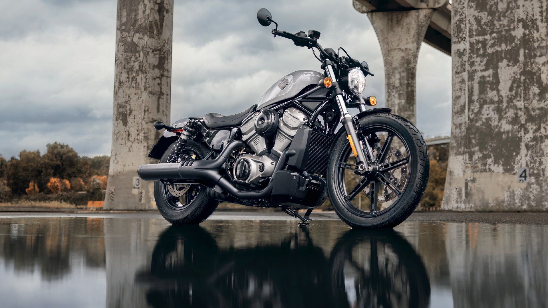 Harley-Davidson Nightster Third Quarter Full view hd cruiser wallpaper