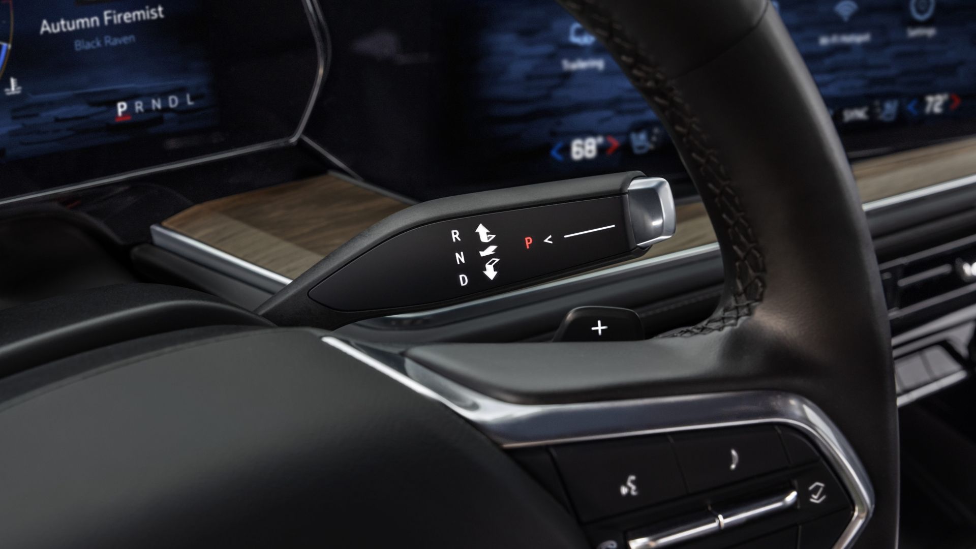 Close up do indicador no Chevrolet Tahoe 2025