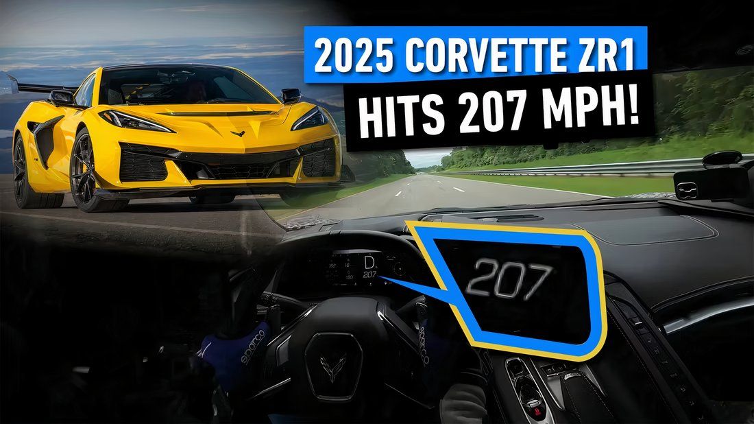 Watch The C8 Chevrolet Corvette ZR1 Hit A Top Speed Of 212 MPH