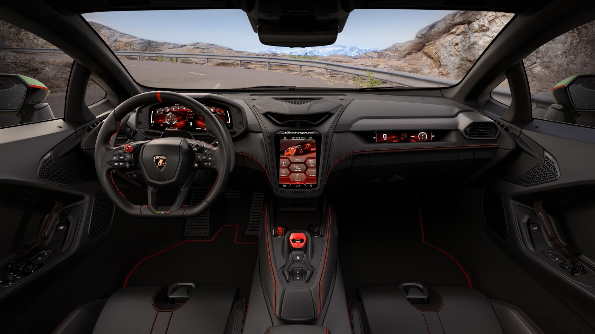 Interior do Lamborghini Temerário 2025 (3)