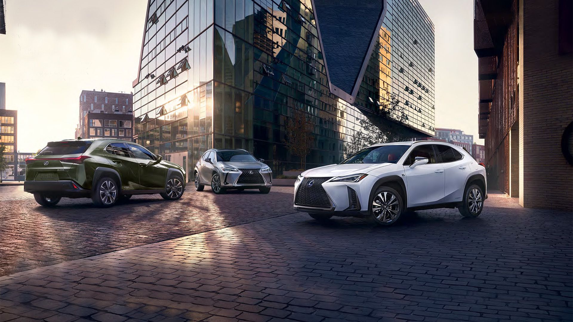 A shot of the 2021 Lexus UX line-up