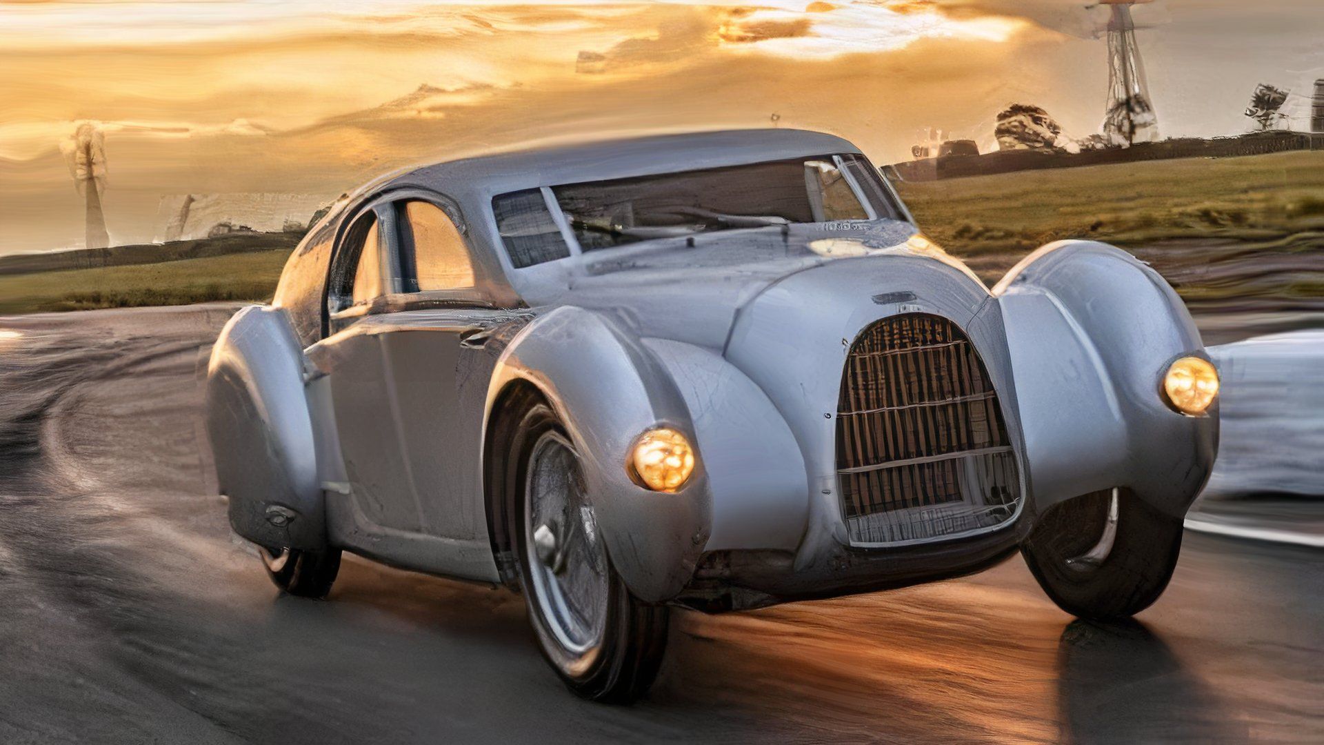 Auto Union P52 em uma pista