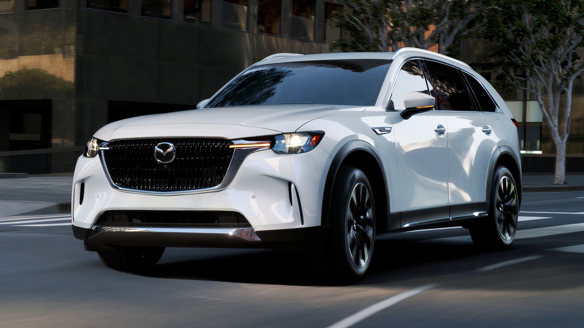 white 2025 Mazda CX-90