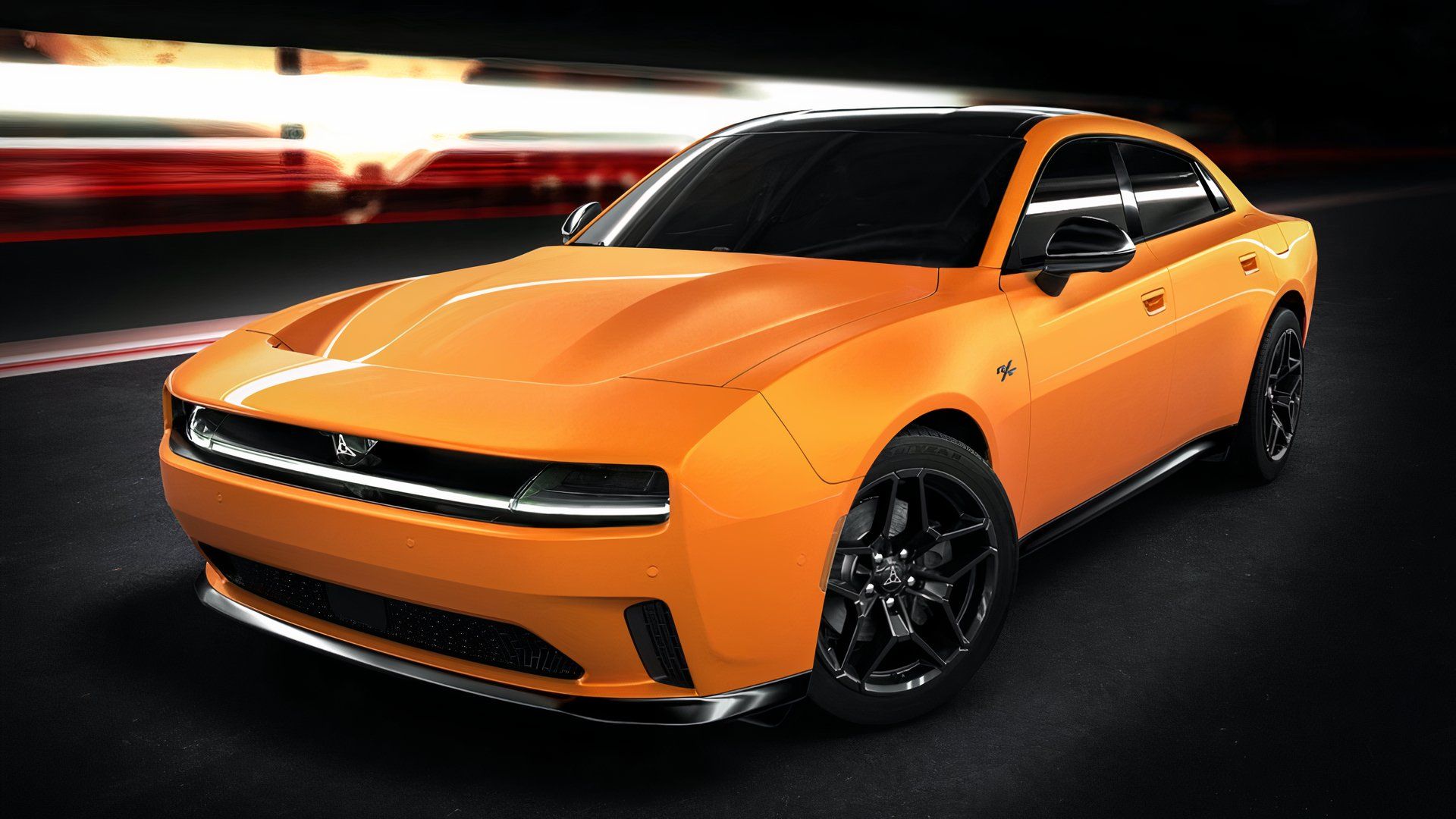 3/4 front view of the 2025 Dodge Charger SixPack