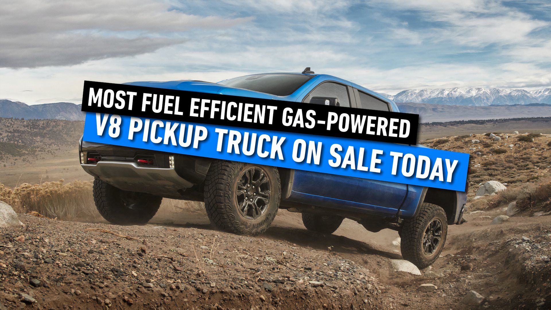 The most fuel-efficient gasoline-powered V8 pickup truck available today