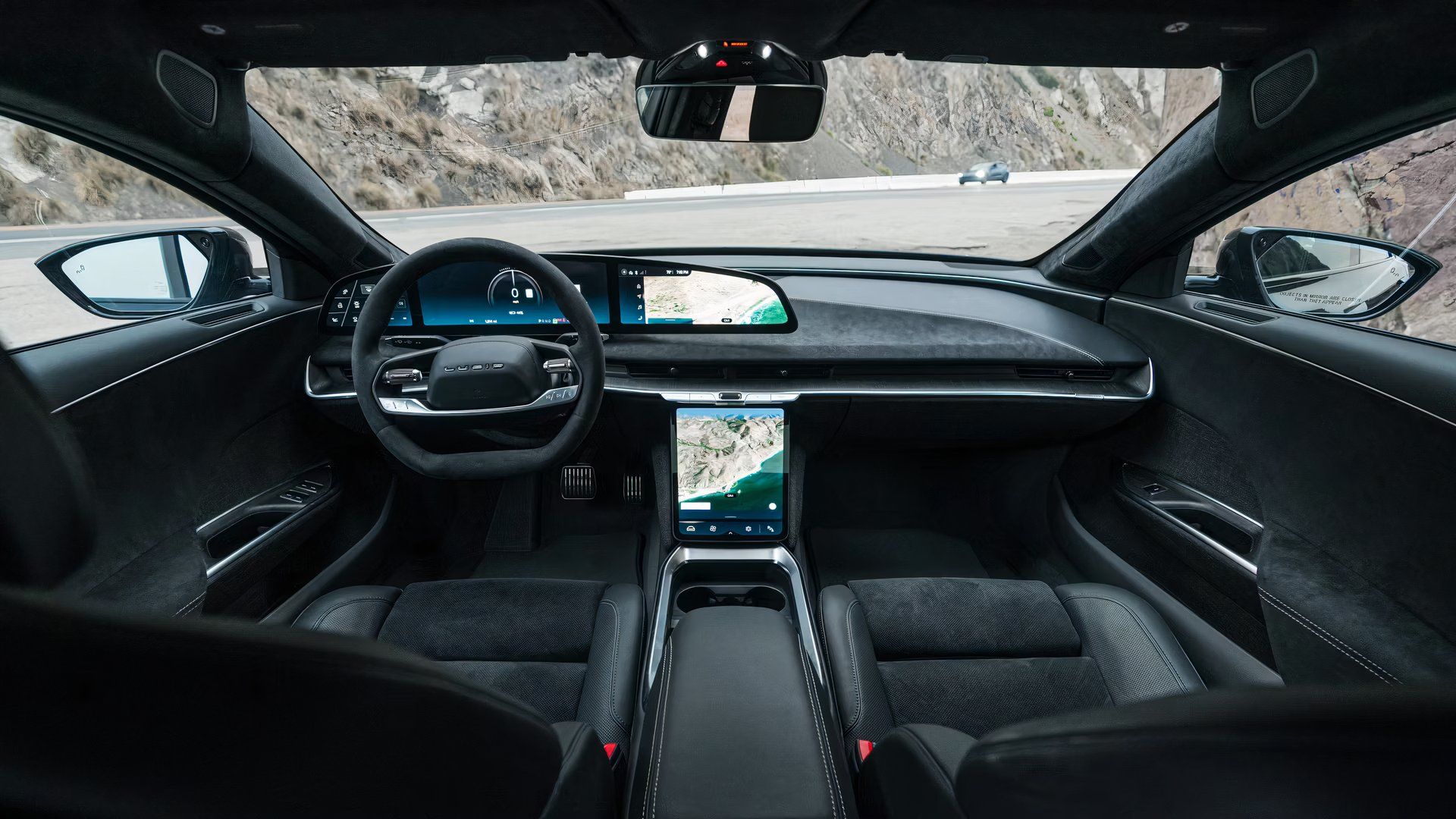 US Armor Group Lucid Air Sapphire interior