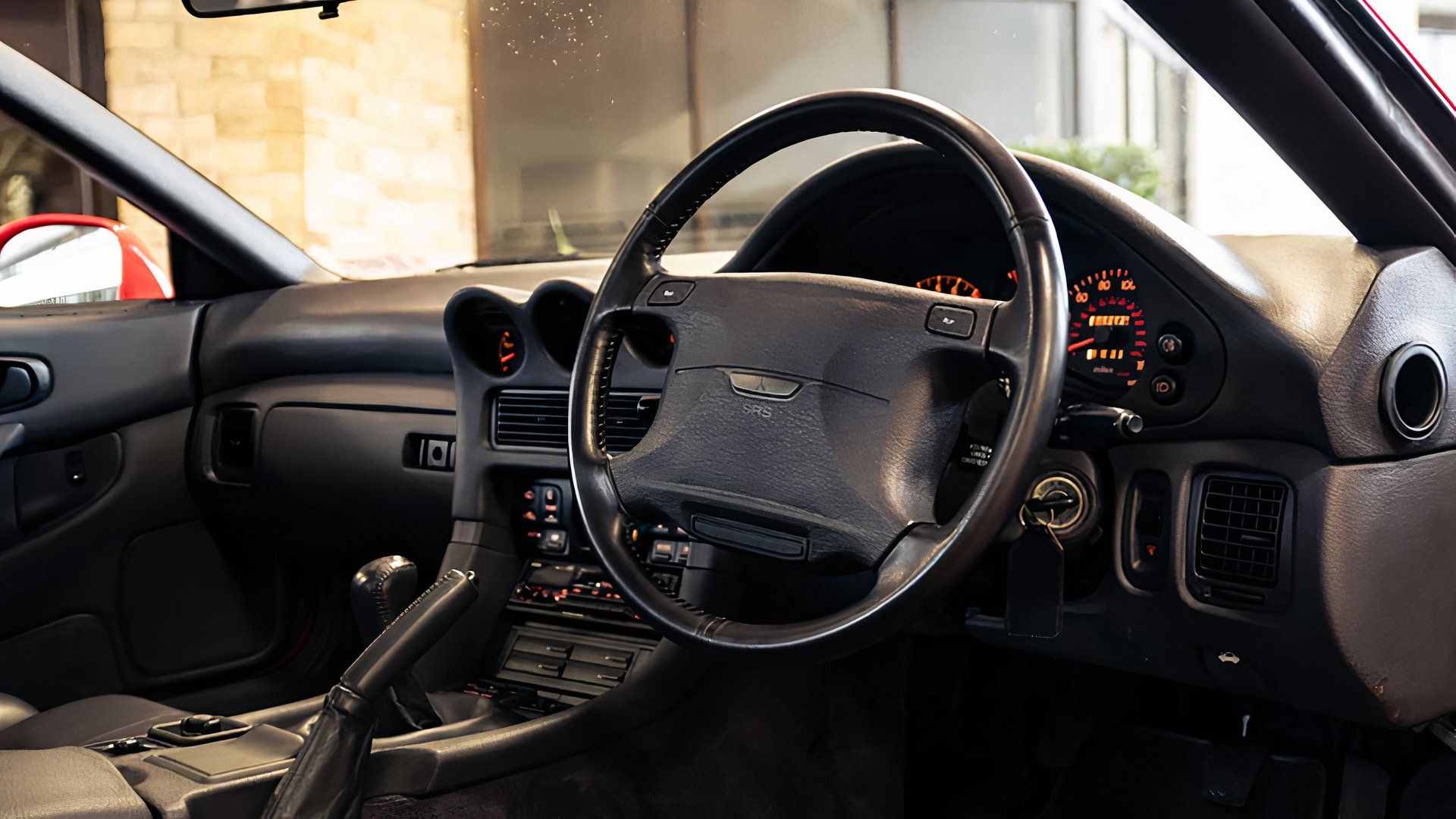 O interior de um Mitsubishi 3000GT