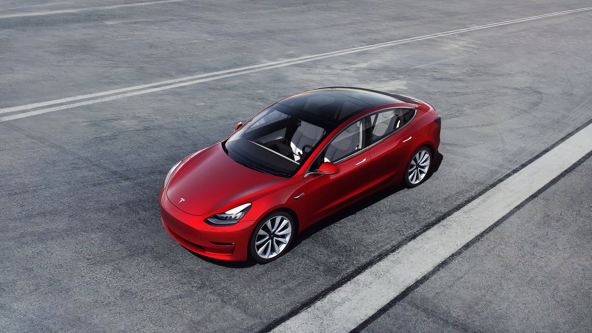 Modelo 3 Performance 2021 - Vermelho Acima do Asfalto
