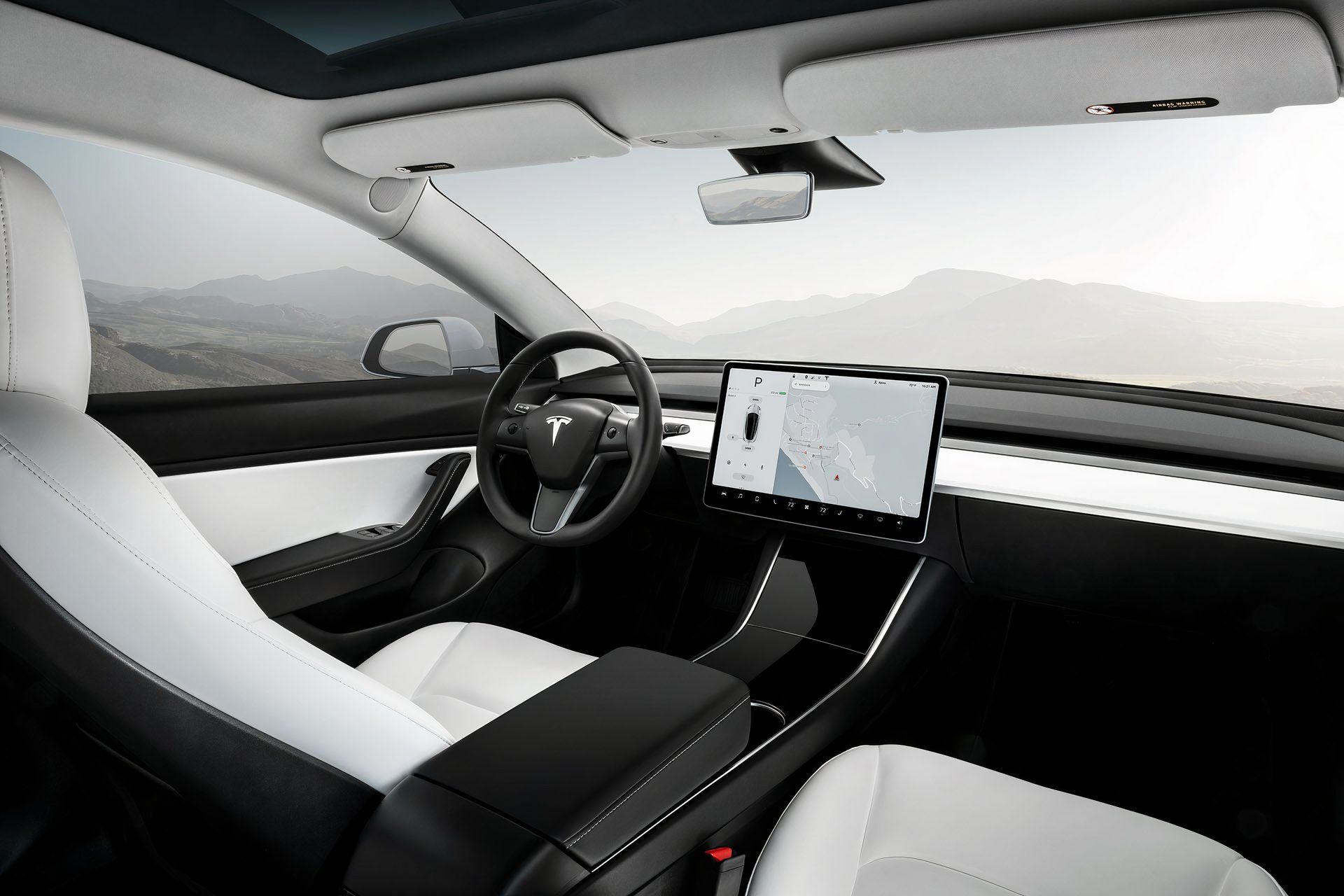 Modelo 3 Performance 2021 - Interior Branco