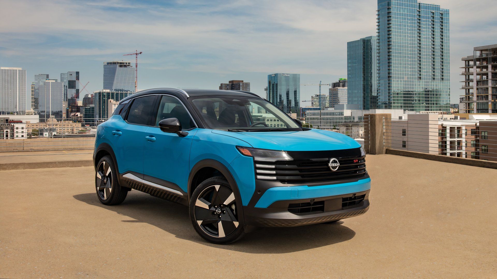 Frente estática do Nissan Kicks 2025